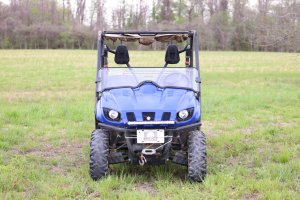 Yamaha Rhino 660 Half Windshield - Rough Country - Scratch Resistant - '04-'07 Yamaha Rhino 660 Half Windshield - Rough Country - Scratch Resistant - '04-'07